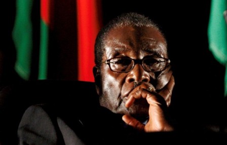 Face of President Mugabe