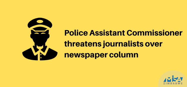 Police threatens journalists, Masvingo, COVID-19 lockdown, Zimbabwe