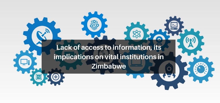 Lack of information, vital institutions, Zimbabwe