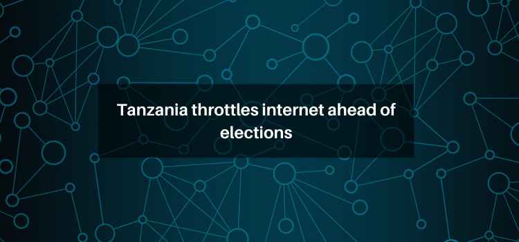Tanzania throttles internet ahead of elections