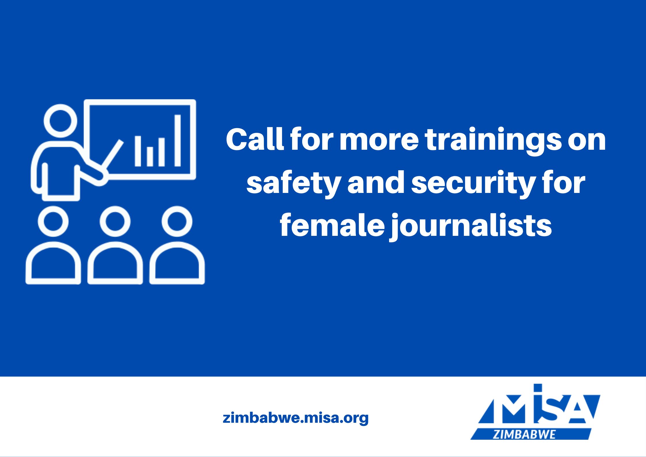 Call for more trainings on safety and security for female journalists