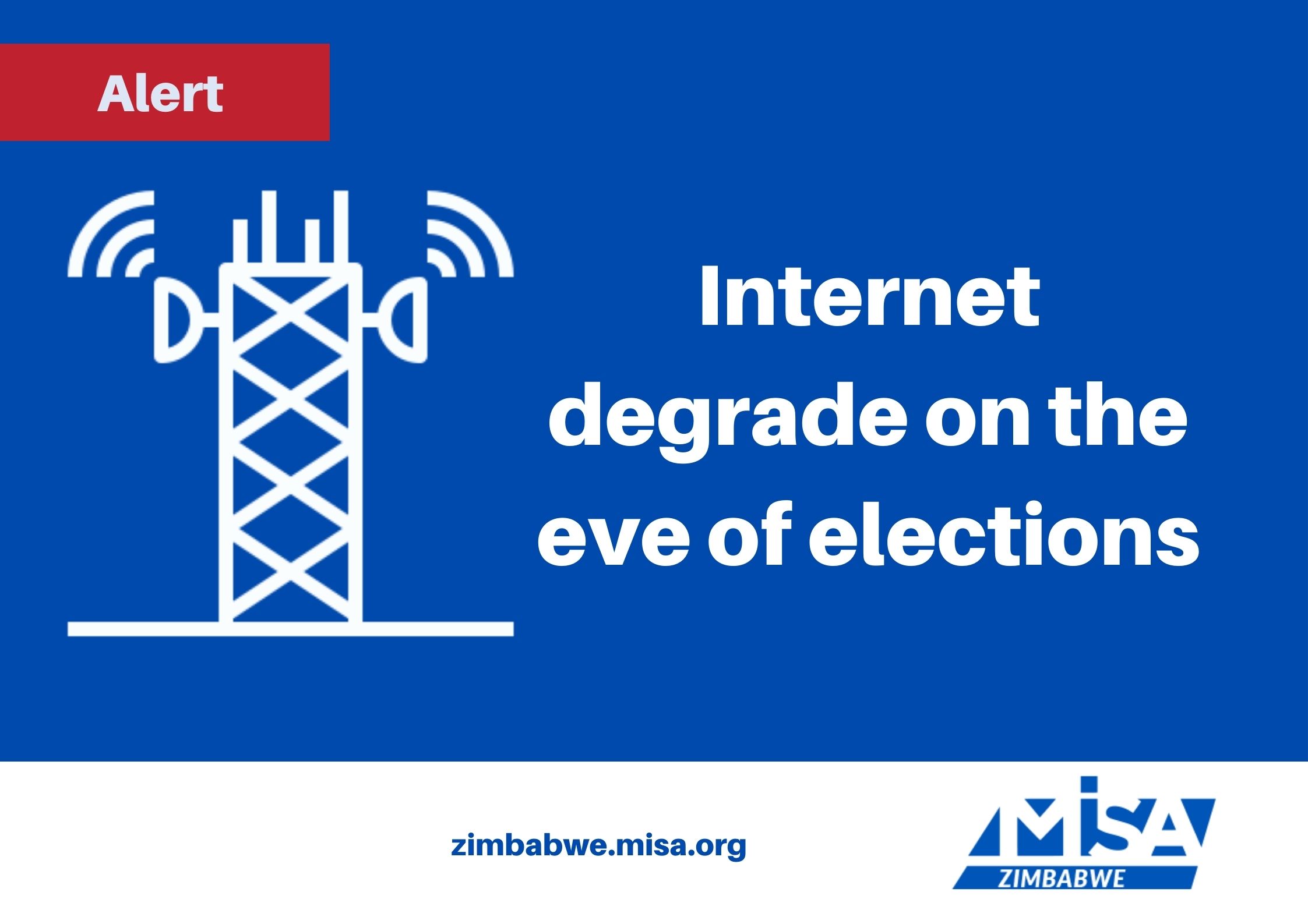 Internet degrade on the eve of elections