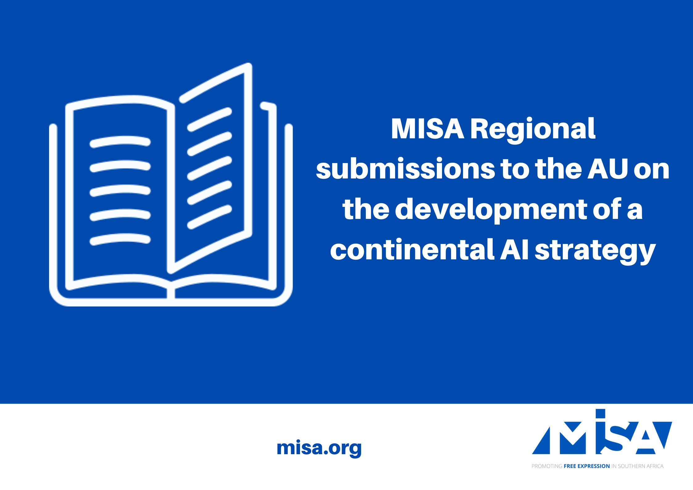 MISA Regional submissions to the AU on the development of a continental AI strategy