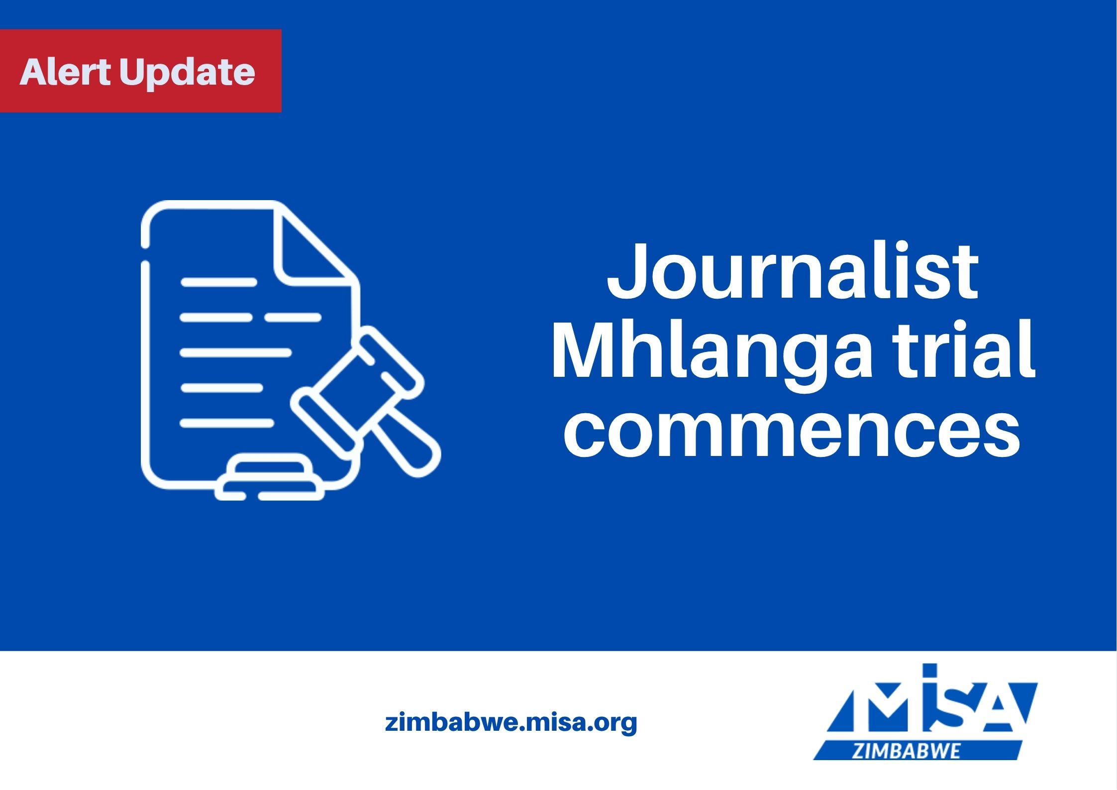 Journalist Mhlanga trial commences