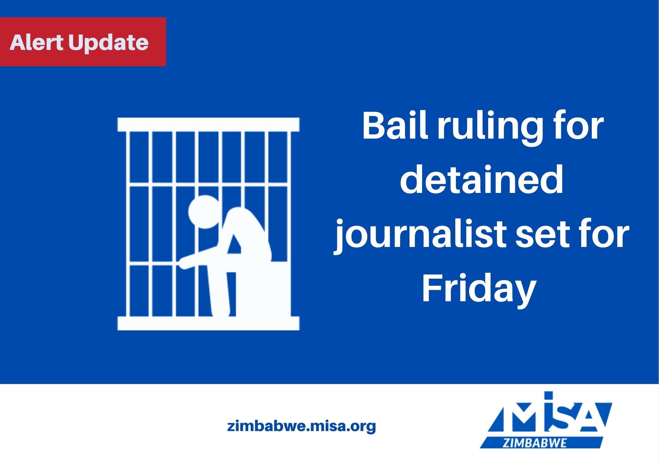 Bail ruling for detained journalist set for Friday