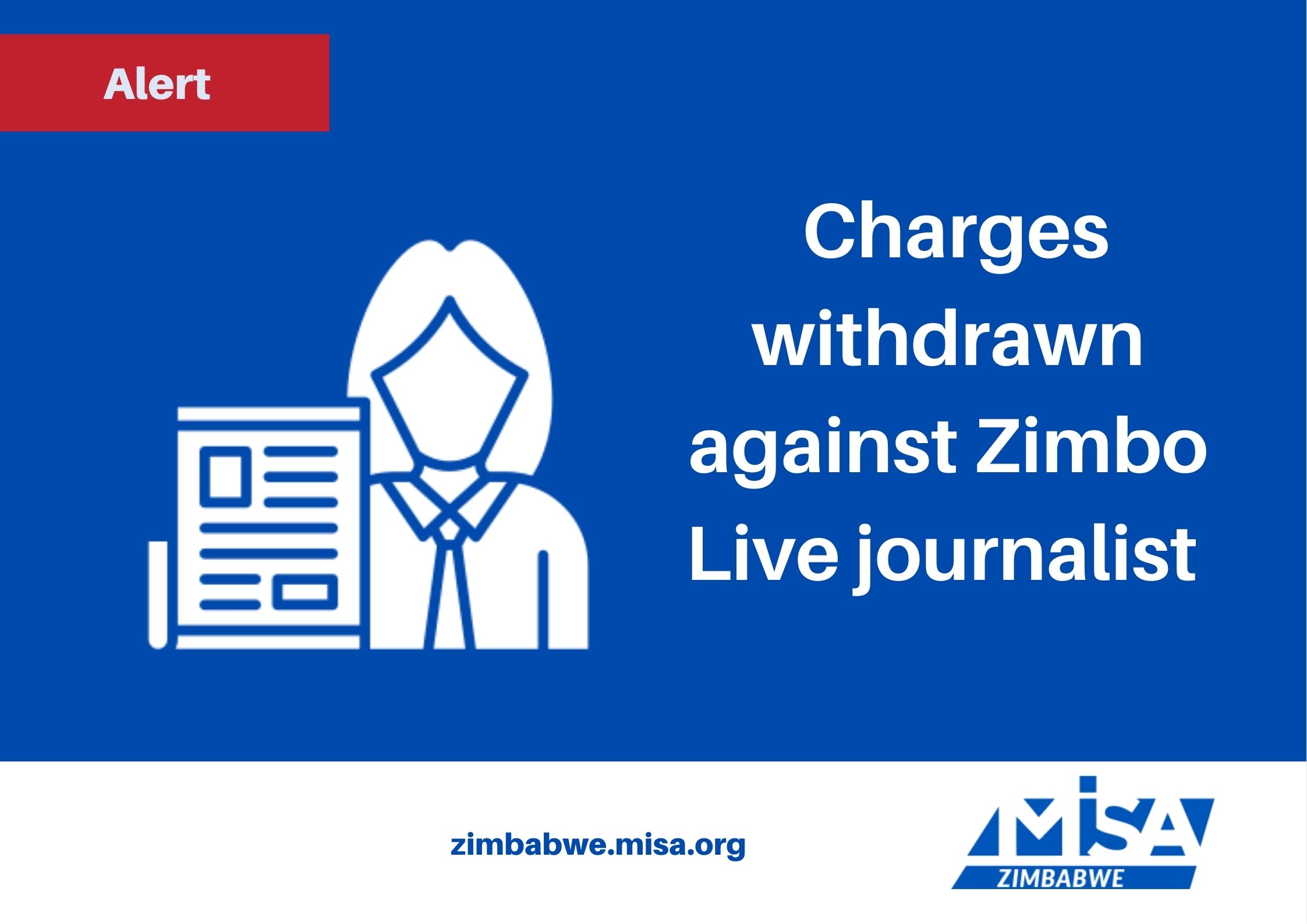 Charges withdrawn against Zimbo Live journalist