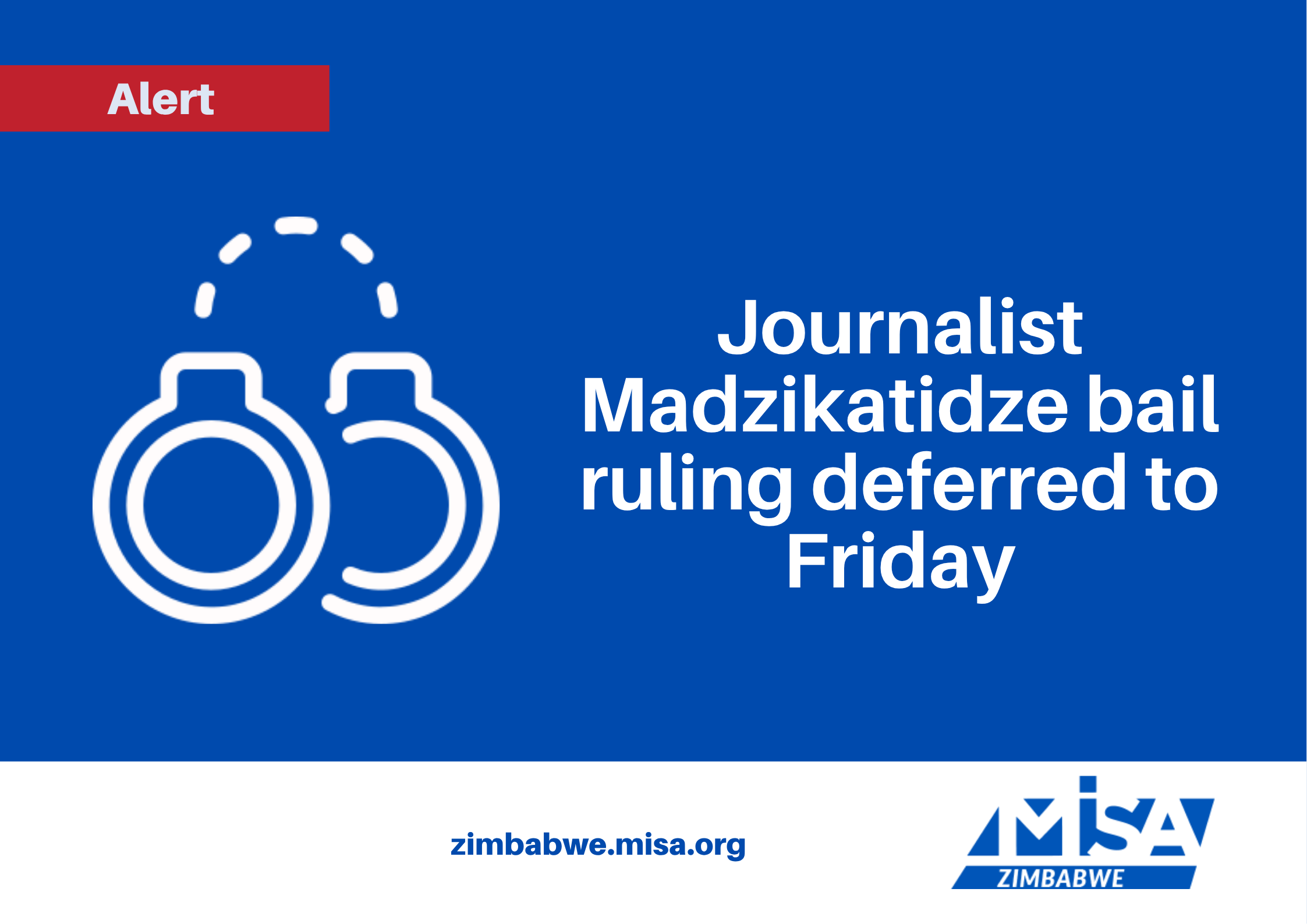 Journalist Madzikatidze bail ruling deferred to Friday
