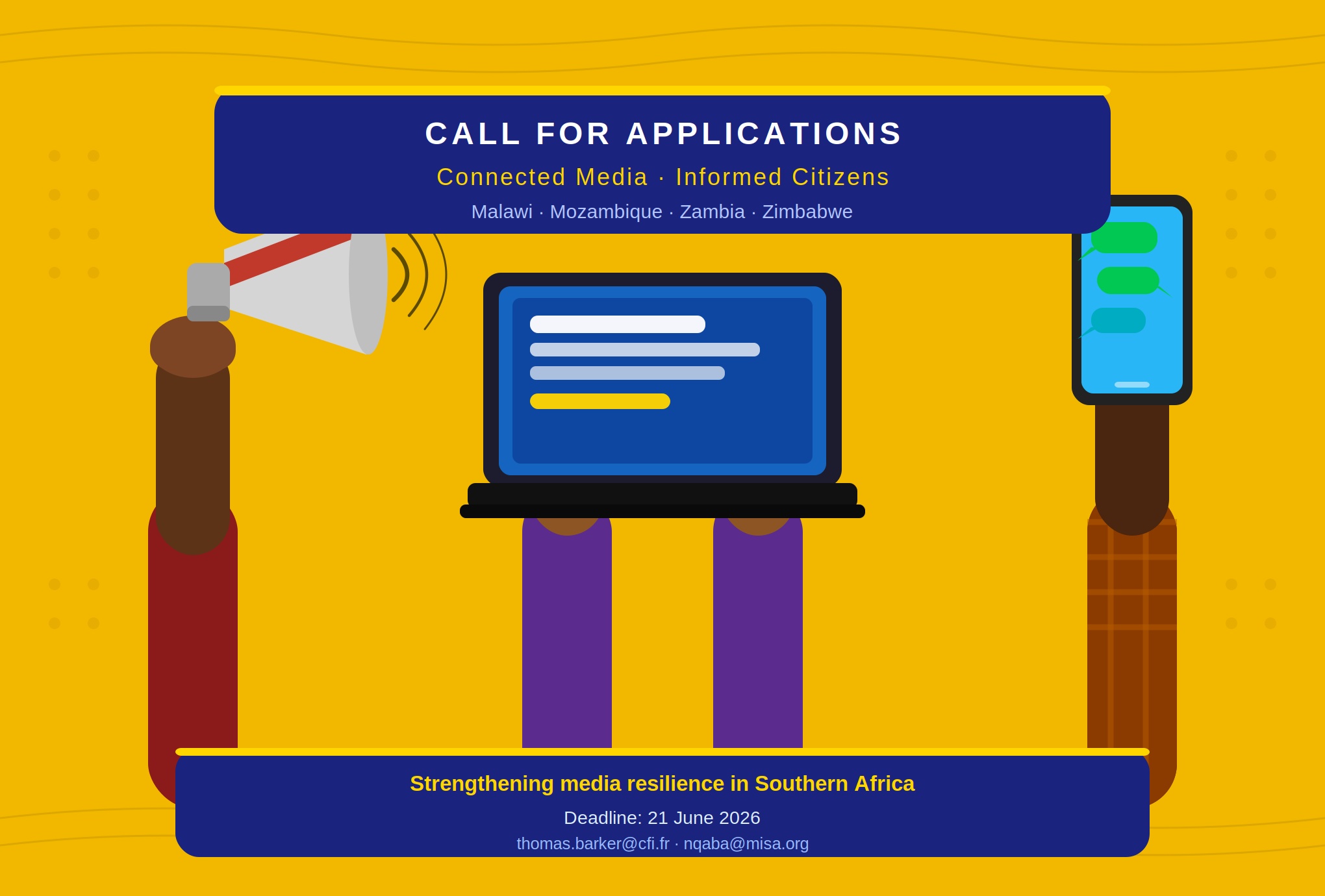 Call for Applications for 20 Media Outlets: Connected Media, Informed Citizens – Cooperation in Fighting Against Disinformation in Southern Africa
